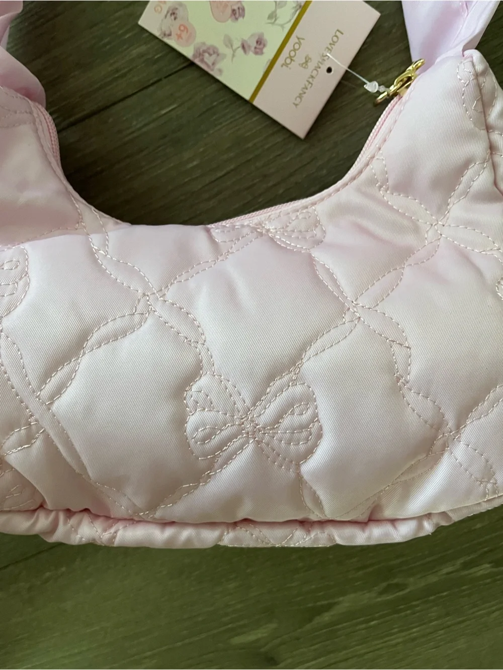 NWT Target x LoveShackFancy Pink Bow Bag and Floral Accessory Pouch